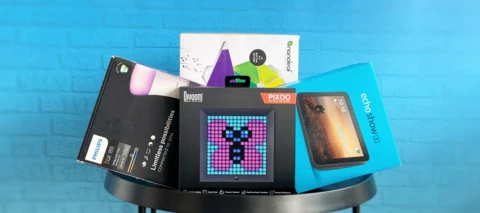 Echo Show 8, Philips Hue Starter Kit, Nanoleaf light Panels, Divoom Pixoo - jetzt Tester:in werden!
