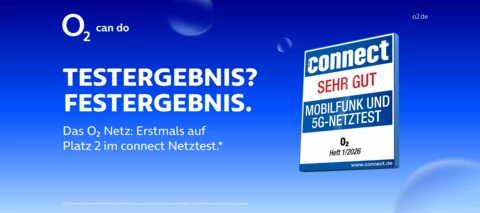 Riesensprung nach vorn: O₂ sichert sich Platz 2 im Connect Netztest 2025