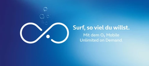 Neu bei uns - Der O₂ Mobile Unlimited on Demand