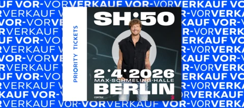 O₂ Priority Ticket-Vor-Vorverkauf: Samu Haber- 50th Birthday  Live in Berlin