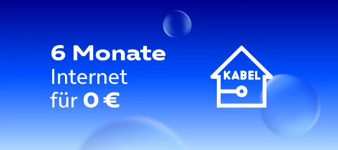 Jetzt 6 Monate Kabel-Internet für 0,- EUR sichern