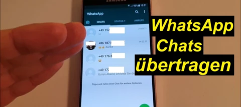 Tutorial: WhatsApp Chat übertragen, von Android zu Android