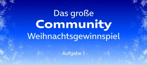 Das O₂ Community Weihnachtsgewinnspiel 2024 - Teil 1