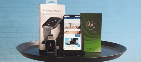 Motorola Moto G7 Power & Fitbit Versa Special Edition Testgeräte: Handy-Tester, Smartphone-Tester und Produkttester aufgepass
