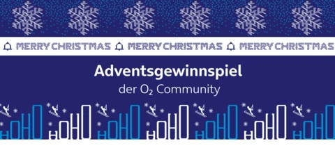 Das O₂ Community Adventsgewinnspiel 2021
