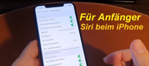 Tutorial für Anfänger: Siri am iPhone aktivieren und Beispiele