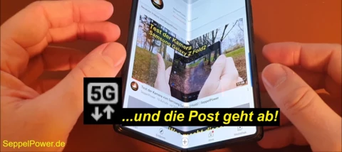 Erstes Mal 5G! Mit dem Samsung Galaxy Z Fold2