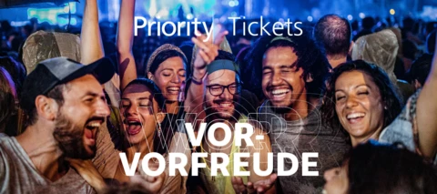 Exklusiver Ticket-Vor-Vorverkauf bei O₂ mit den Priority Tickets