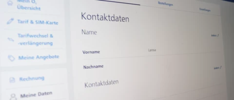 Deine Kontodaten: Wie du online deine Bankverbindung und deine Kontaktdaten bei O₂ änderst