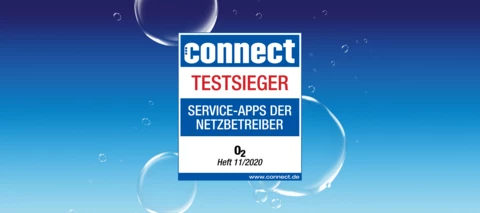 Mein O₂ App ist Testsieger beim connect App-Test