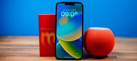 Apple iPhone 14 und Apple HomePod mini - zwei Apple-Geräte für deinen Test!