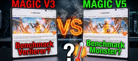 Punkte-Krieg: Honor Magic V5 vs. V3 im Benchmark-Showdown