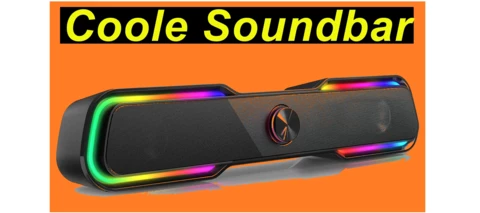 RGB Soundbar für Computer und Smartphone