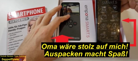 das Emporia SMART.5 ausgepackt. Hands-on!