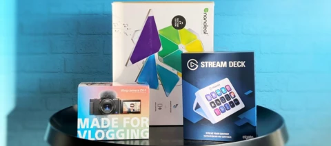 Sony Vlog Cam ZV-1, Elgato Stream Deck, Nanoleaf Light Panels - das Streaming Bundle!