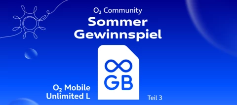 Das O₂ Community Sommergewinnspiel - Gewinne einen O₂ Mobile Unlimited Tarif für zwei Jahre 📶