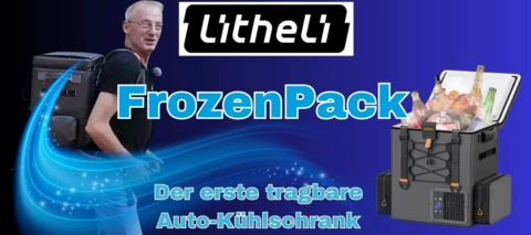 Outdoor-Tests: Litheli FrozenPack & W1 Pro – Kühlrucksack und elektrischer Bollerwagen