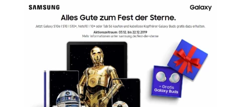 Mit Samsung das Fest der Sterne feiern
