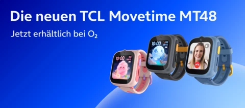 Die ideale Smartwatch für Kinder: TCL Movetime MT48 Kids Watch bei O₂