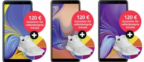 Hol dir zwei mit Style! Samsung Galaxy A7/A9 + Paar adidas Sneaker!