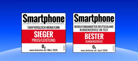 Das Fachmagazin connect vergibt Bestnoten für O₂ im Netzbetreiber‑Check und für den Kundenservice