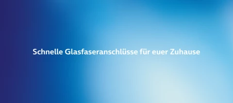 Gigabitfähige O₂ my Home Tarife über Glasfaser