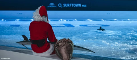 Winter-Surfen in der O₂ SURFTOWN MUC