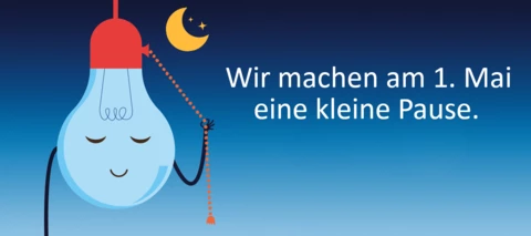 1. Mai - am Tag der Arbeit nehmen wir uns frei