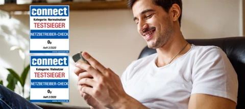 Mit O₂ ausgezeichnet unterwegs: Connect-Siegel für O₂ Tarife