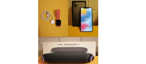 Mega Bundle iPhone 11 Pro Max, Apple Watch Series 4 & Highlight LG Xboom Go !