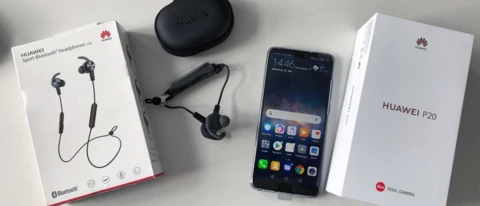 Testgerät Huawei P20 mit Huawei BT Headphones