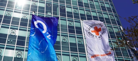 Gemeinsam gegen Corona: O₂ stellt Tower für Bayerisches Rotes Kreuz zur Verfügung