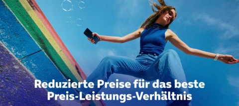 Reduzierte Preise im O₂ Mobile Portfolio