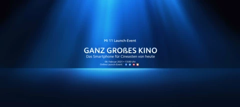 08.02.2021 13:00: Seid live dabei beim Mi 11 Launch-Event