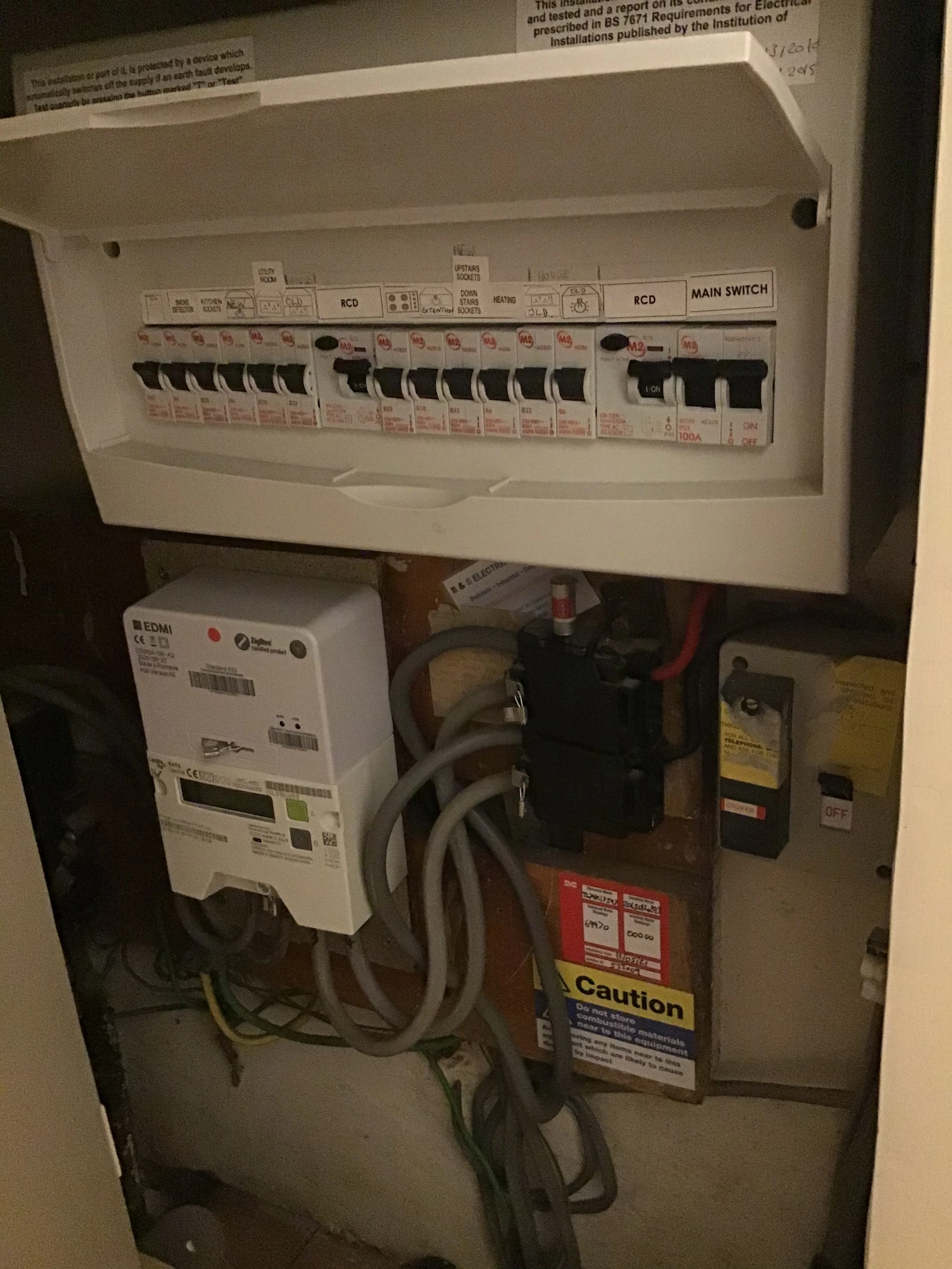 My consumer unit keeps tripping, is this connected to the smart meter