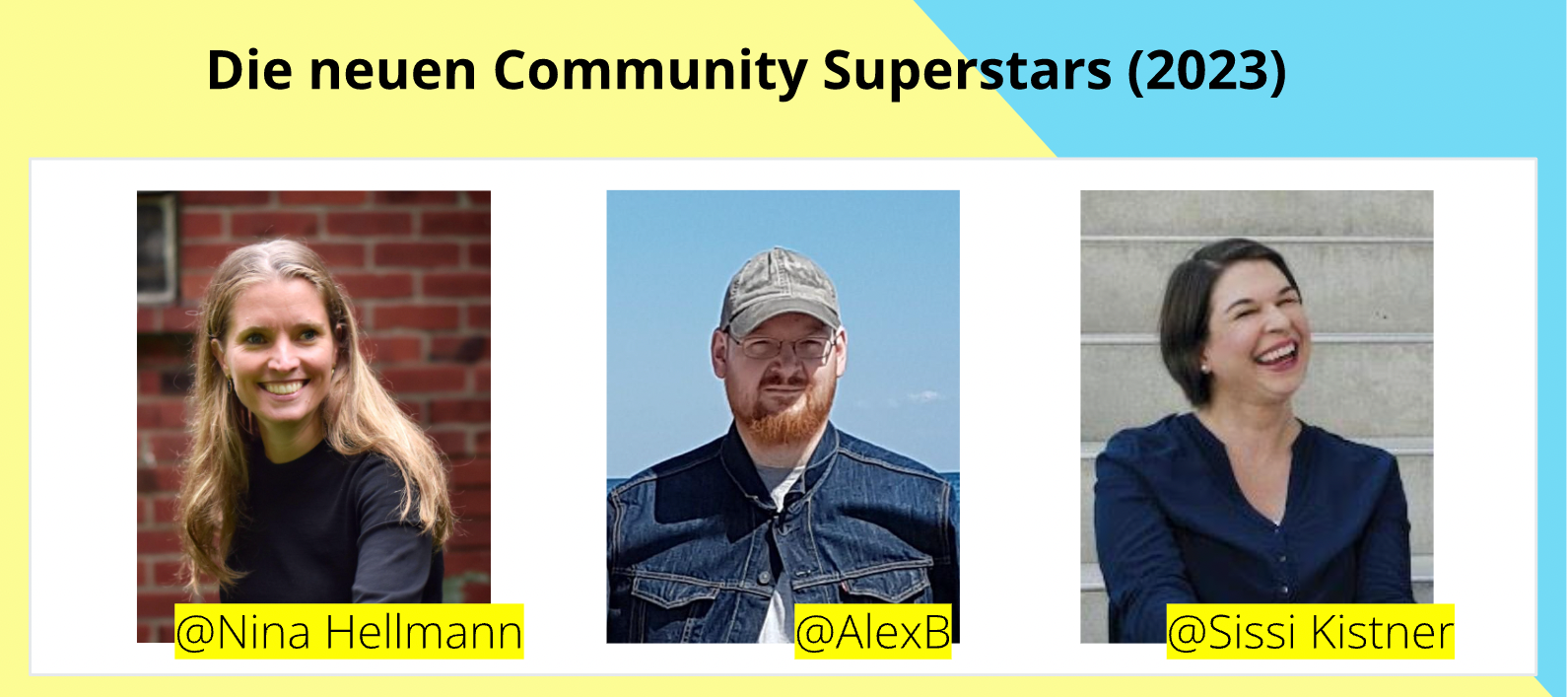 Das Community-STAR-Programm wächst, die neuen Superstars stehen fest! 🌟