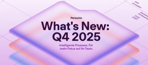 🎉 What's New in Q4: Intelligente Prozesse. Für mehr Fokus auf dein Team.