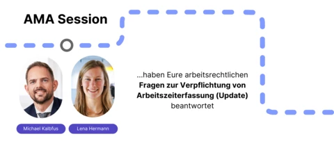 🎥 Recap: AMA - Verpflichtende Arbeitszeiterfassung (Update)