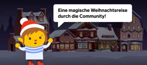 🎄💝 Begleitet unseren Weihnachtself auf der Reise durch die Community: Eure Kommentare für einen guten Zweck