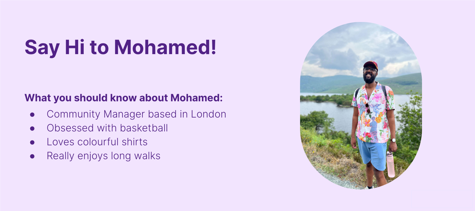 👋 Please welcome with us our newest Team member, Mohamed!