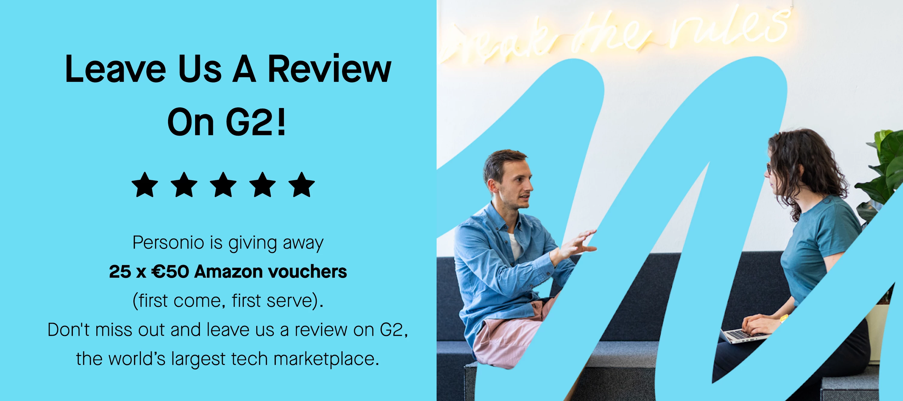 We want you - to leave us a review on G2!
