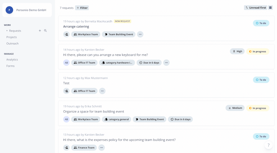 Webinarios sobre nuestra nueva función: Personio Conversations 💬