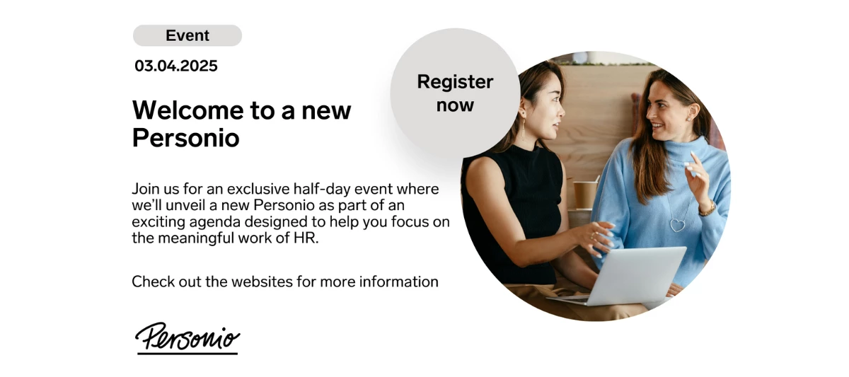 📢 Join us as we usher in a new Personio era!