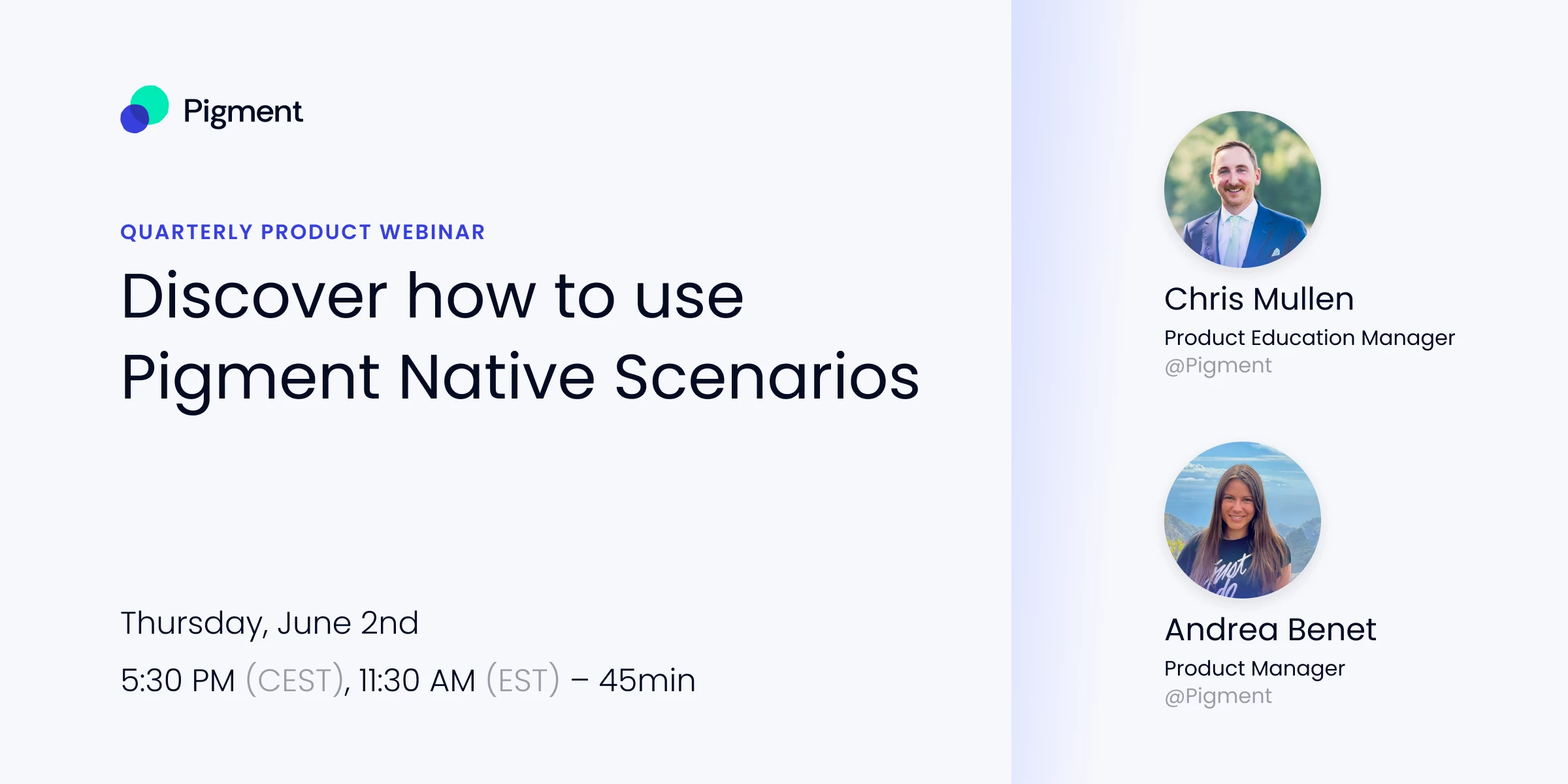 Quarterly Product Webinar Discover How To Use Pigment Native 