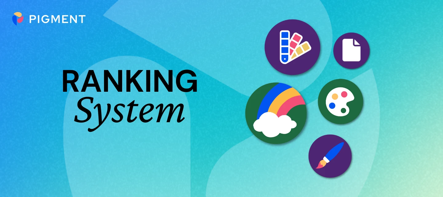 Pigment Community Rank System 🟢 🟣 ⚪ | Community