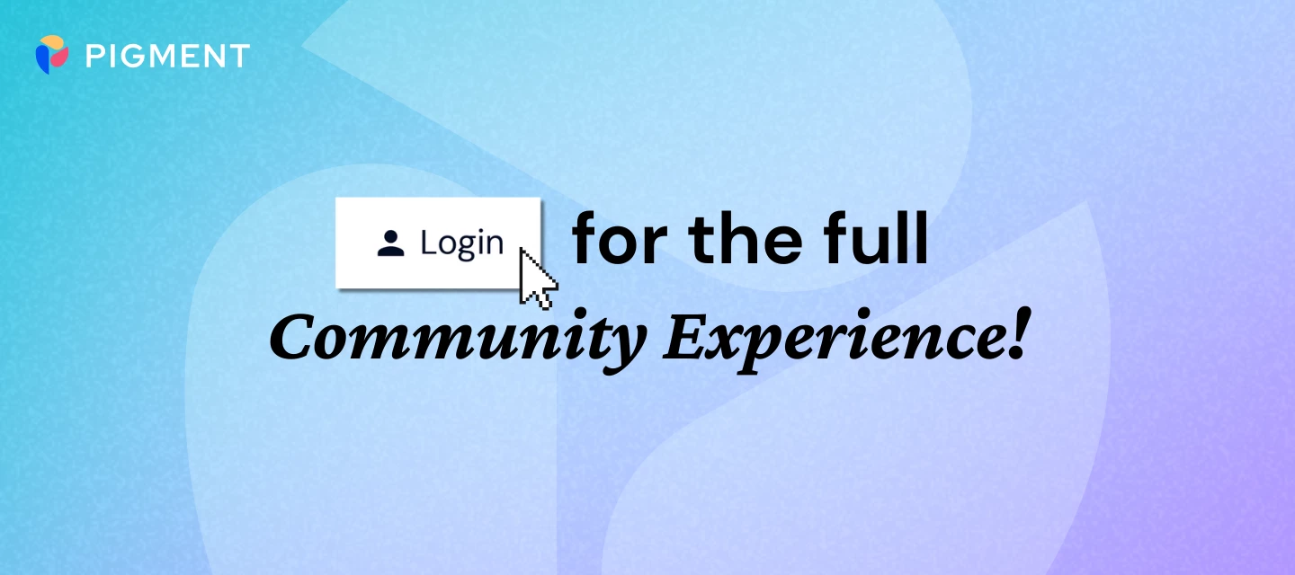 Log in for the full Community experience!