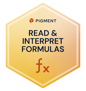 Read and Interpret Formulas Certified