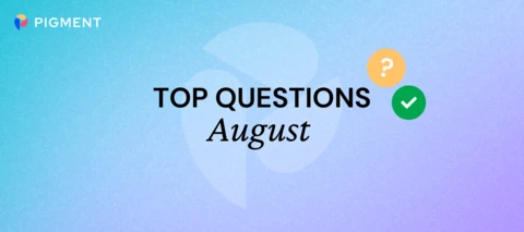 Top Questions of the Month - August