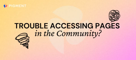 Trouble Accessing Pages in the Community?