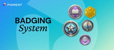 Pigment Community Badge System 🥇🥈🥉